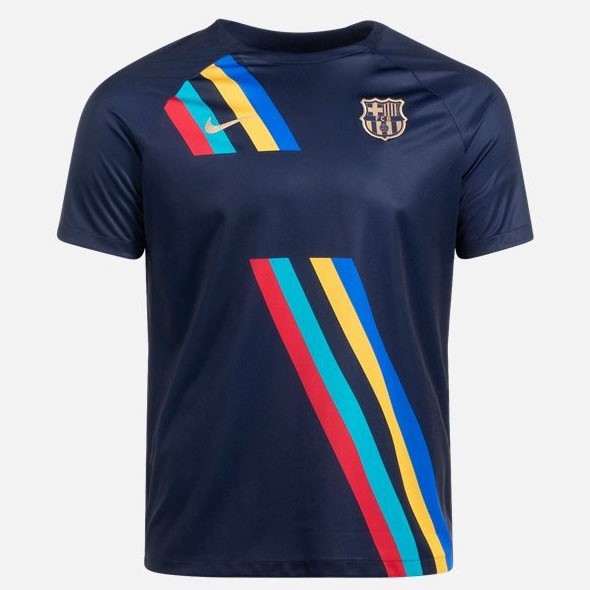 Thailand Trikot Barcelona Pre Match 2022-23 Blau